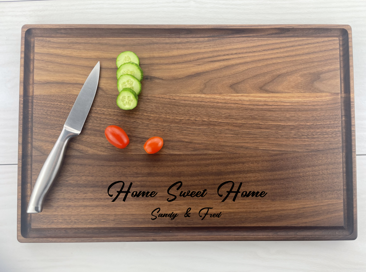 Home Sweet Home - Personalized Cutting Board - 165