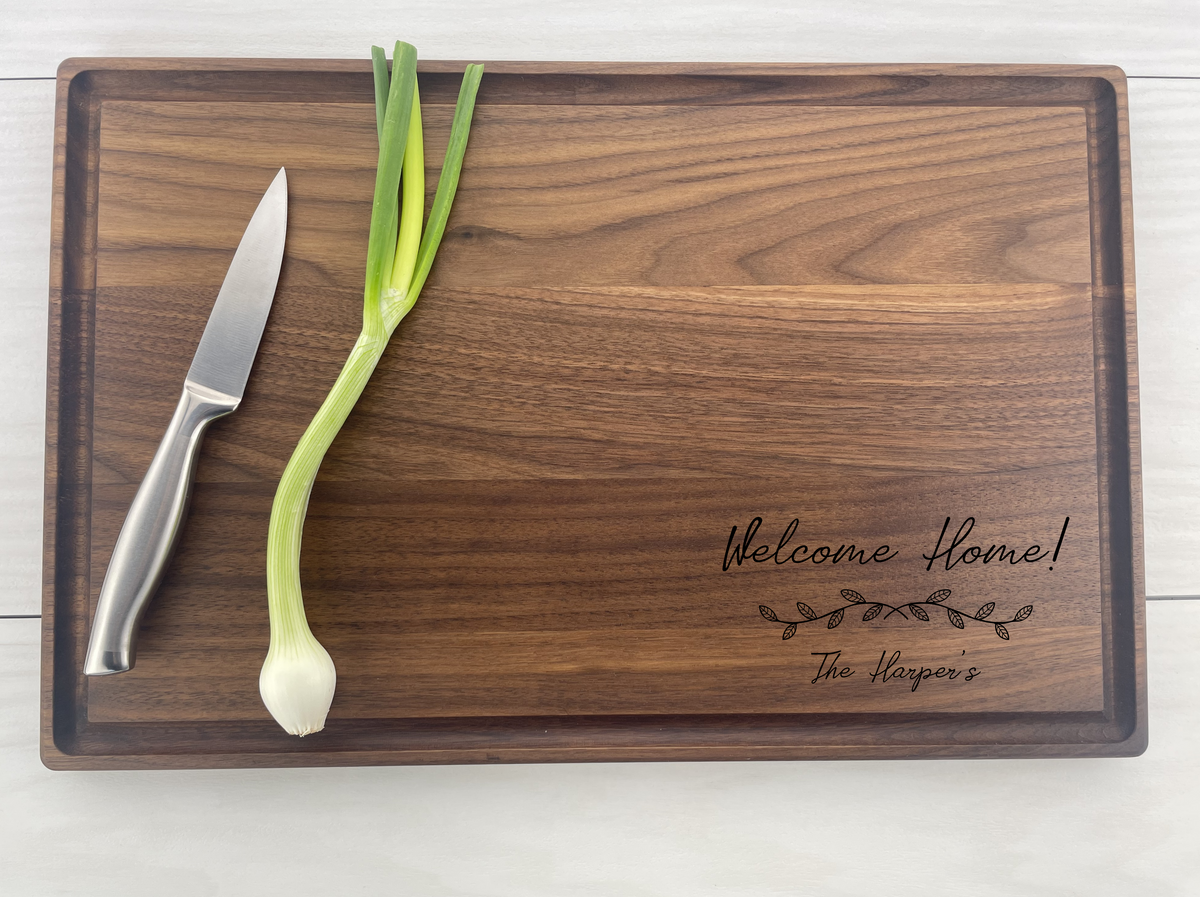 First Home - Personalized Cutting Board - 178