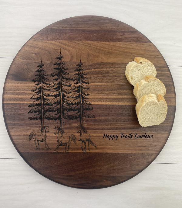 Horse Lover - Personalized Circular Board - 179