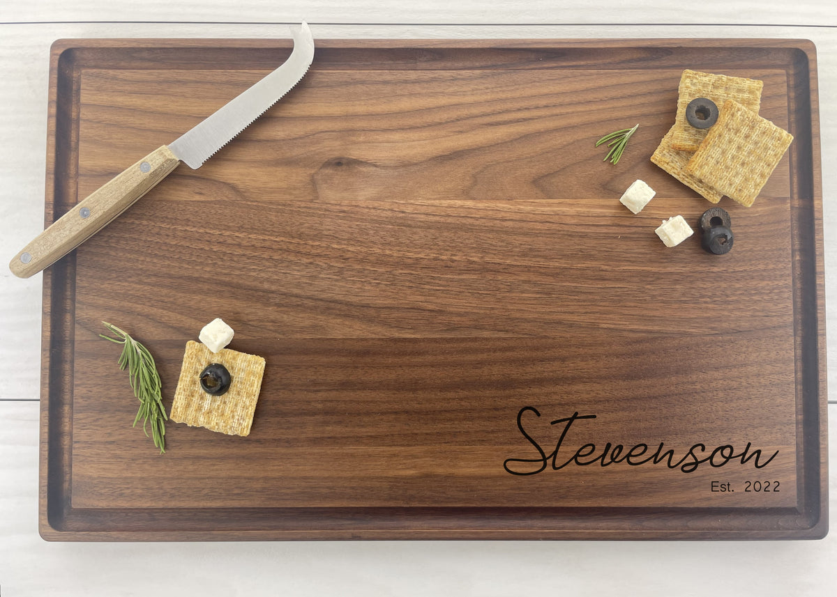 Wedding Date - Personalized Cutting Board - 182