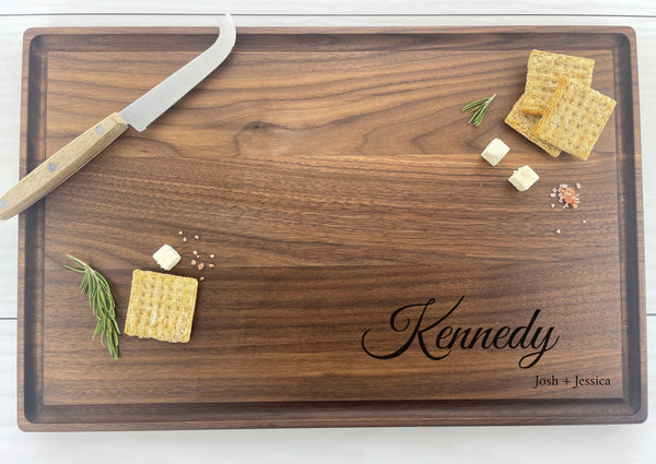 Wedding Shower Gift - Personalized Cutting Board - 187