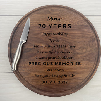 Personalized Circular Board - 195