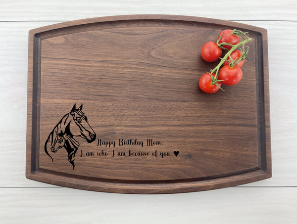 Horse Back Rider - Personalized Cutting Board - 199