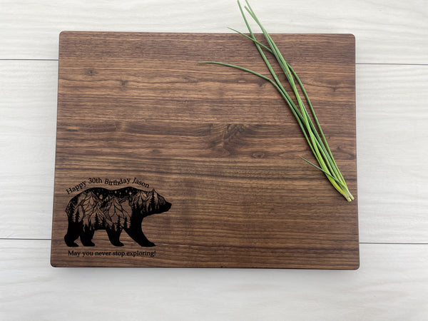 Never Stop Exploring - Personalized Cutting Board - 204