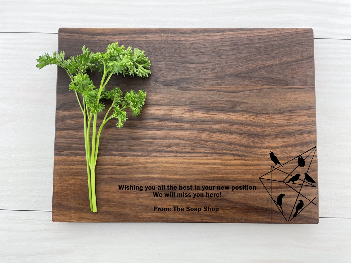 Going Away Present - Personalized Cutting Board - 207