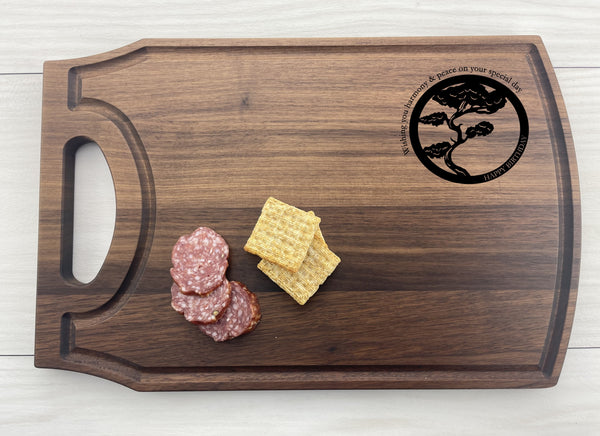 Bonsai Tree - Personalized Cutting Board - 208