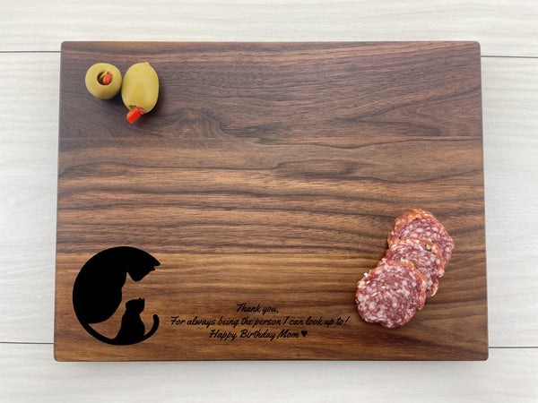Cat Lover - Personalized Cutting Board - 212