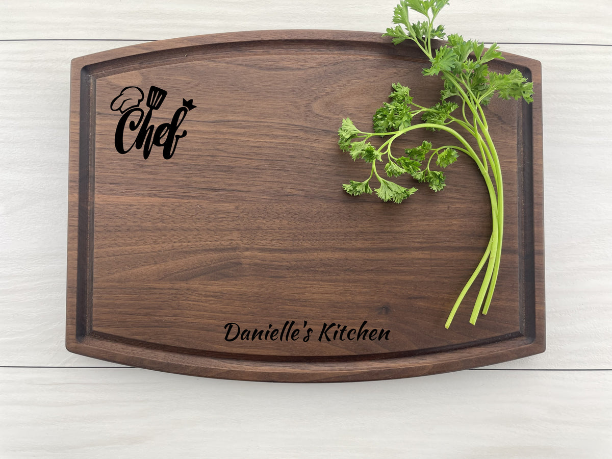 Yes Chef - Personalized Cutting Board - 215