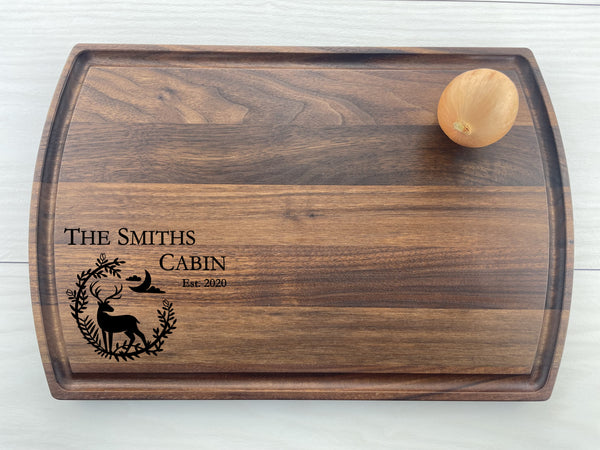Hunt Camp - Personalized Cutting Board - 219