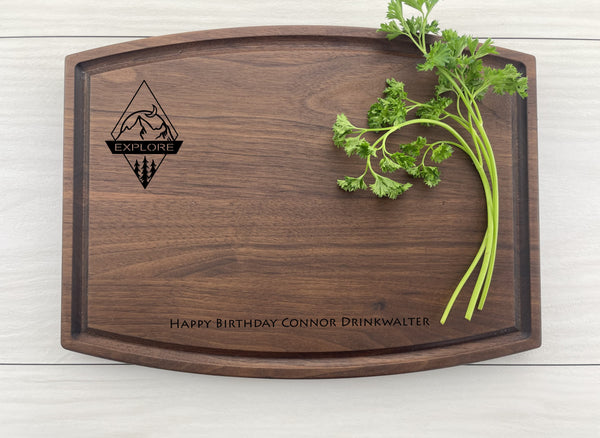 Explore - Personalized Cutting Board - 223