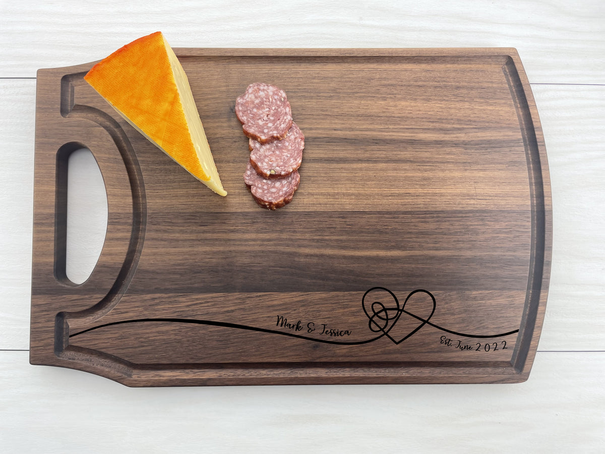 Valentines Day Gift - Personalized Cutting Board - 232