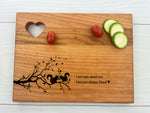 Squirrels in Love - Personalized Heart Board - 259 2