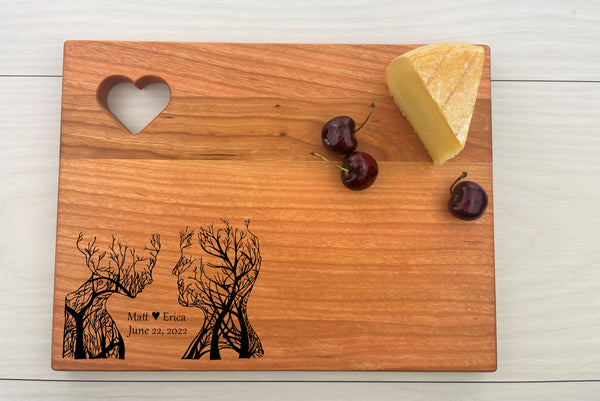 Wedding Gift - Personalized Heart Board - 263