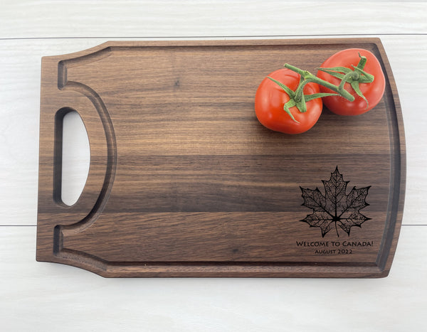 Maple Leaf - Personalized Cutting Board - 279