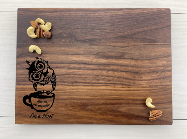 Coffee Lover - Personalized Cutting Board - 288
