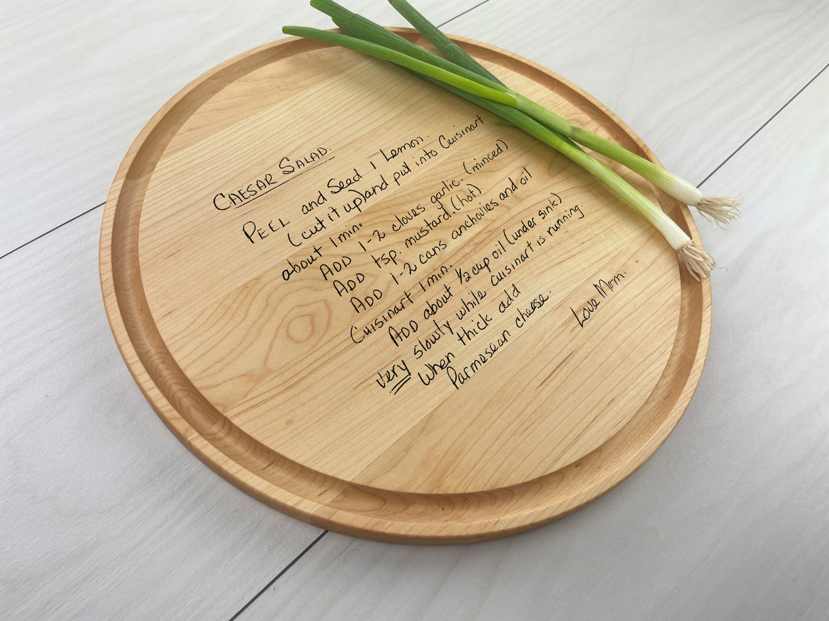 Grandma's Recipe - Personalized Circular Board - 023