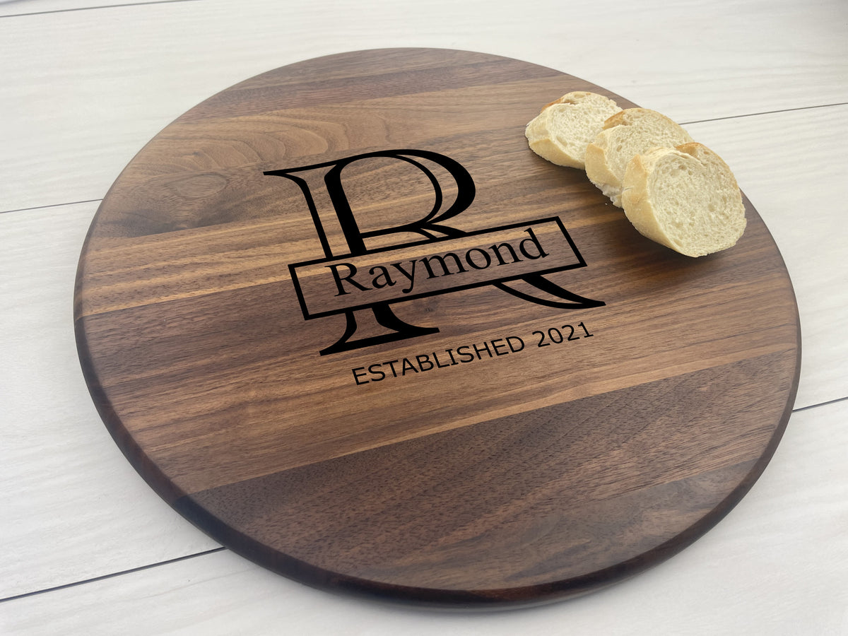 Engraved Gift - Personalized Circular Board - 031
