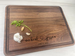 Couple in Love - Personalized Butcher Block - 048 3