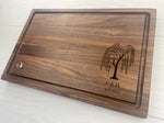 Willow Anniversary - Personalized Butcher Block - 050 1