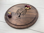 Willow Anniversary - Personalized Circular Board - 050 1