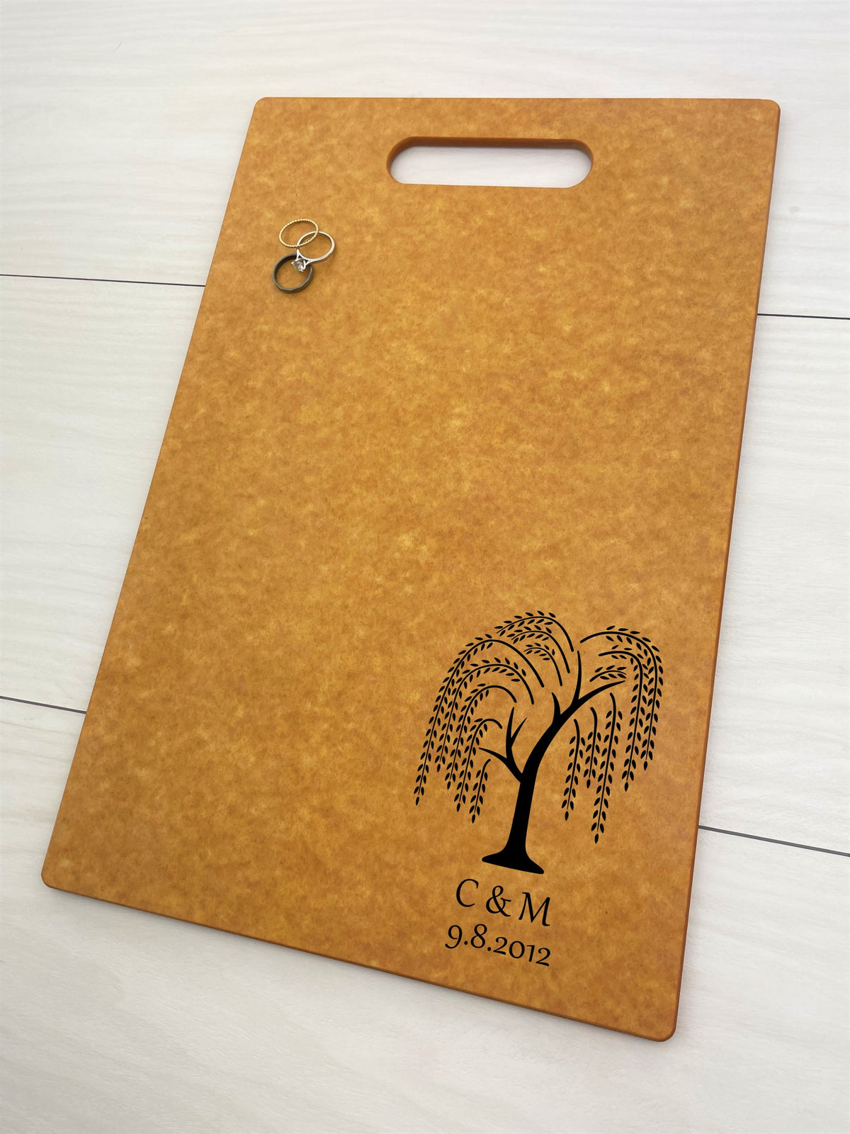 Willow Anniversary - Personalized Composite Board - 050