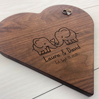 Personalized Heart Board - 055