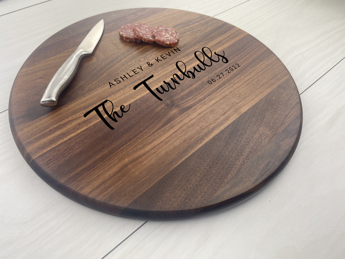 Wedding Gift - Personalized Circular Board - 059
