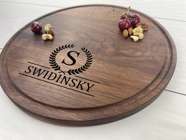 Family Home - Personalized Circular Board - 061