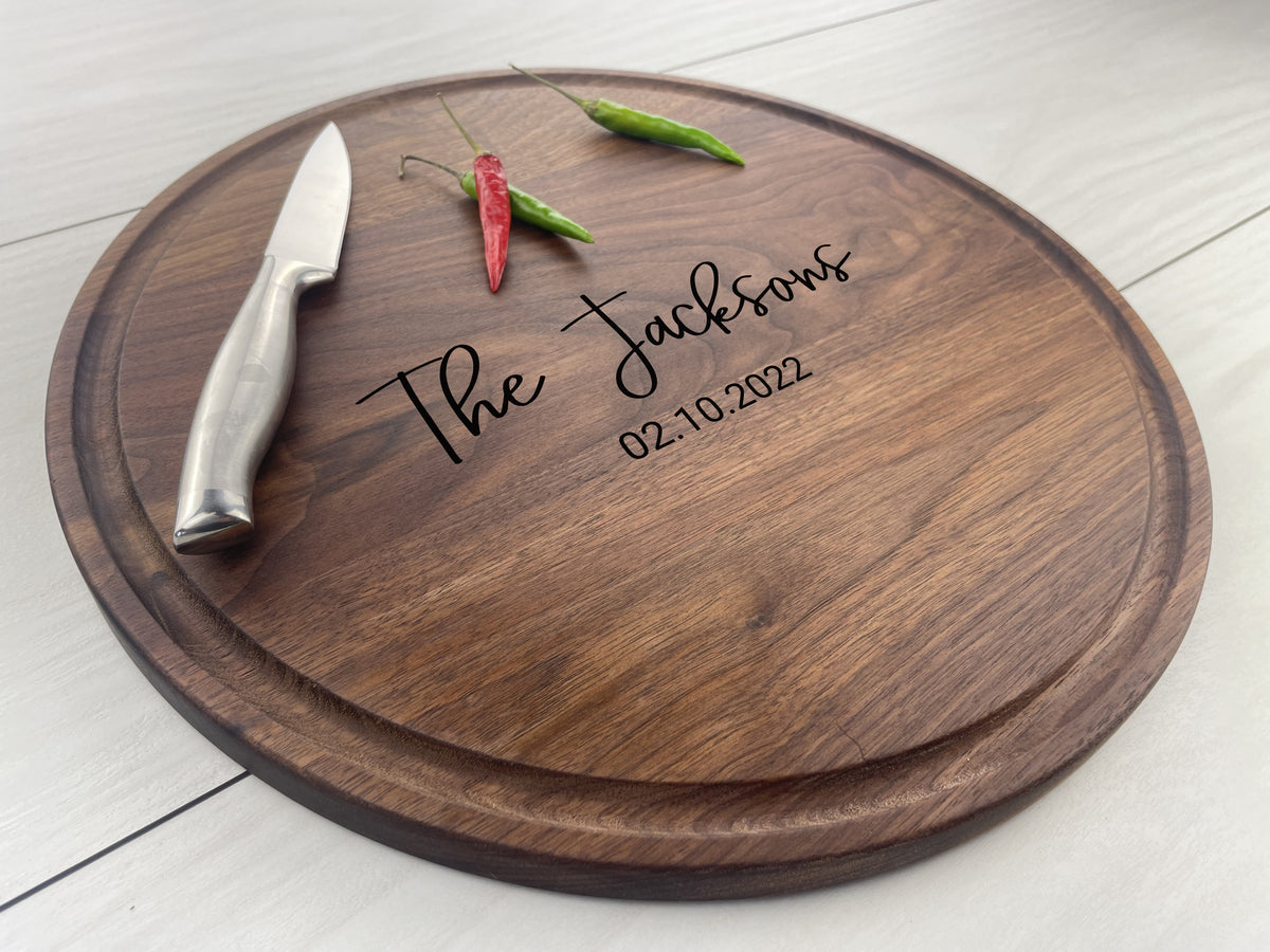 Family Name - Personalized Circular Board - 068