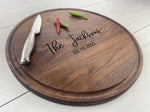 Family Name - Personalized Circular Board - 068 1