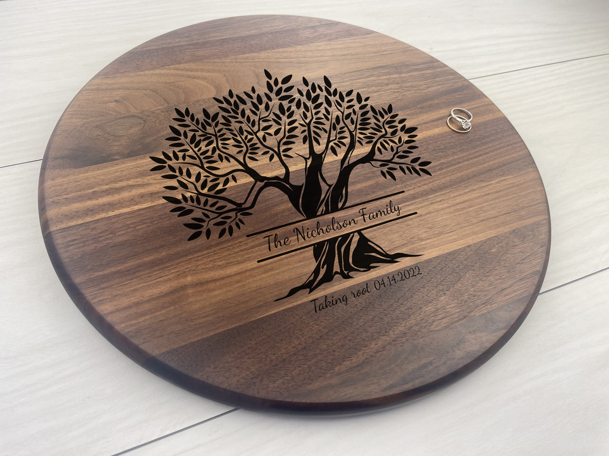 Family Tree - Personalized Circular Board - 072