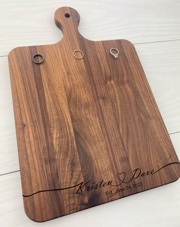 Heart Swoop - Personalized Paddle Board - 074