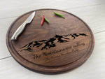Chalet Gift - Personalized Circular Board - 087 1