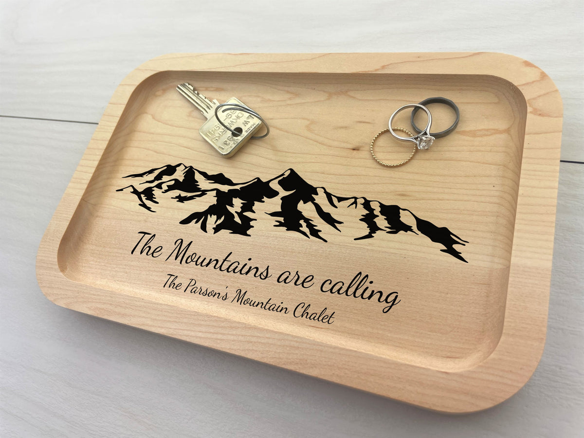 Mountain Chalet - Personalized Catch-All Trays - 087