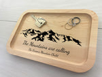 Mountain Chalet - Personalized Catch-All Trays - 087 1