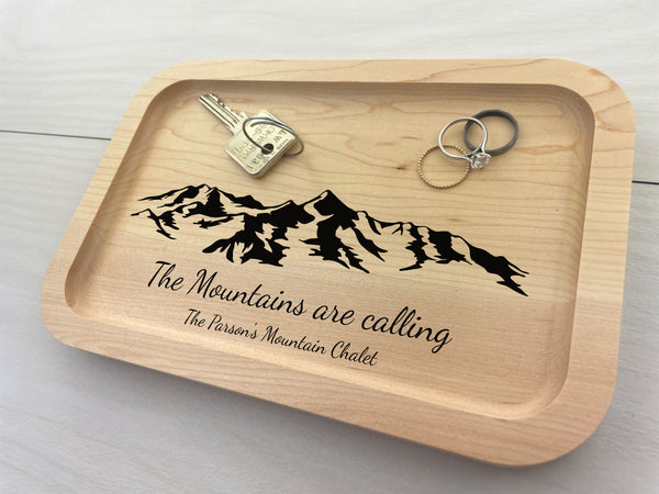 Mountain Chalet - Personalized Catch-All Trays - 087