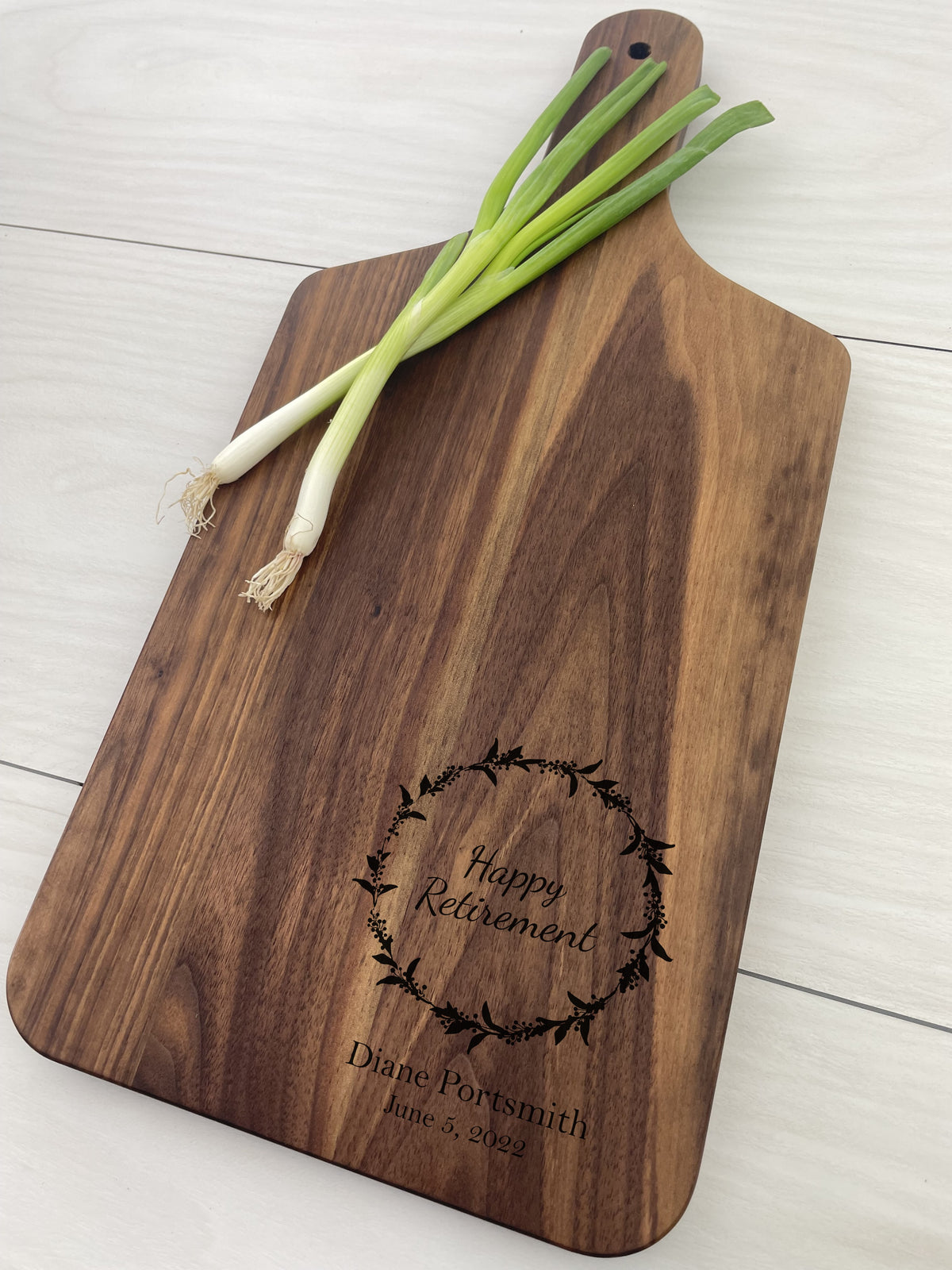 Retirement Wreath - Personalized Paddle Board - 103