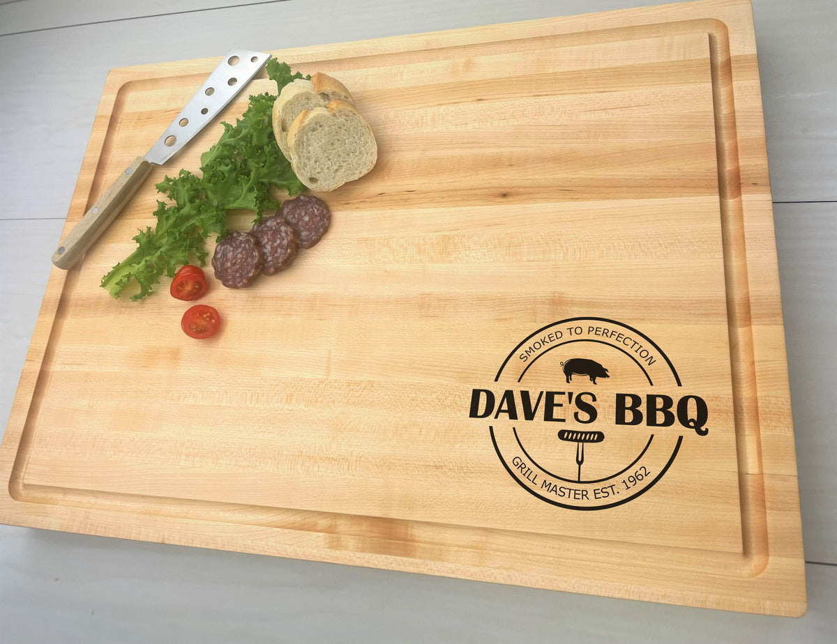 Grill Master - Personalized Butcher Block - 114