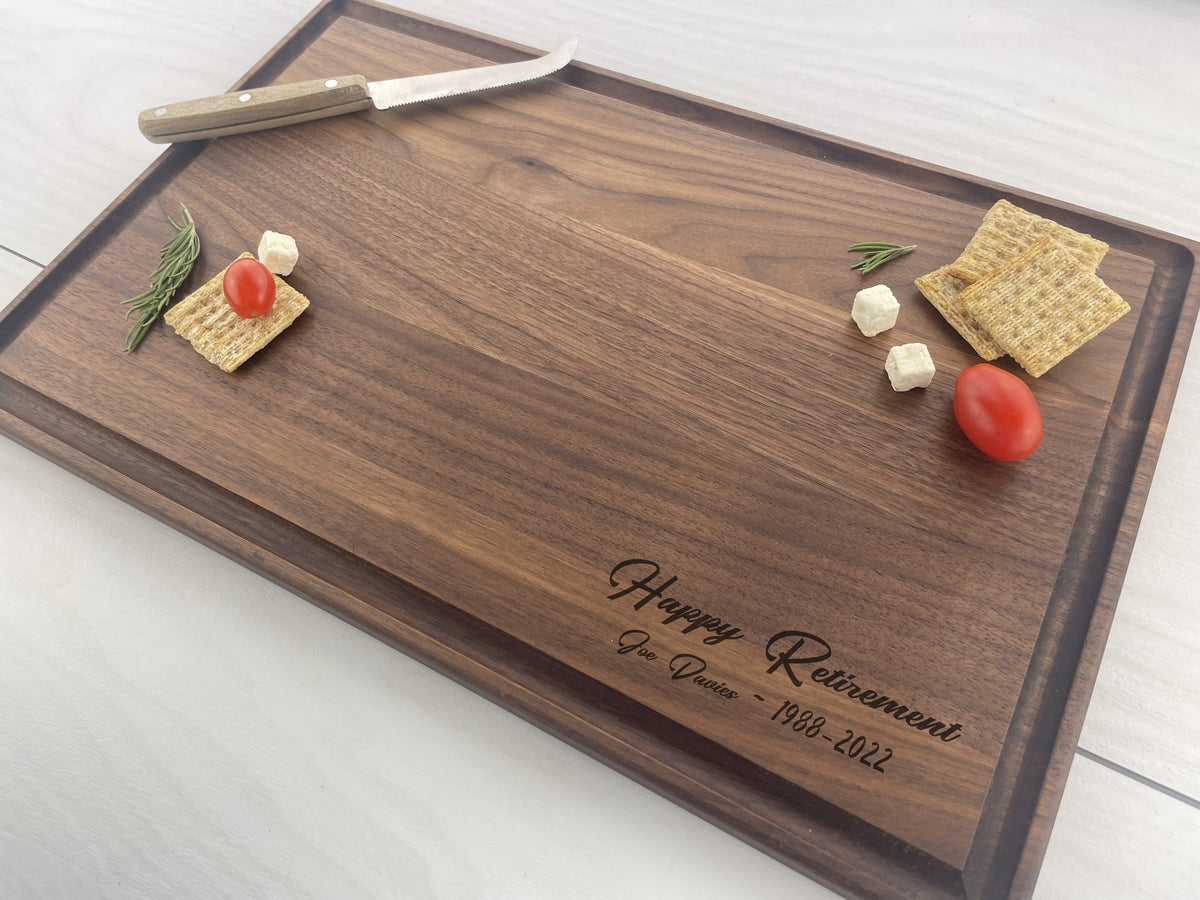 Happy Retirement Gift - Personalized Cutting Board - 164