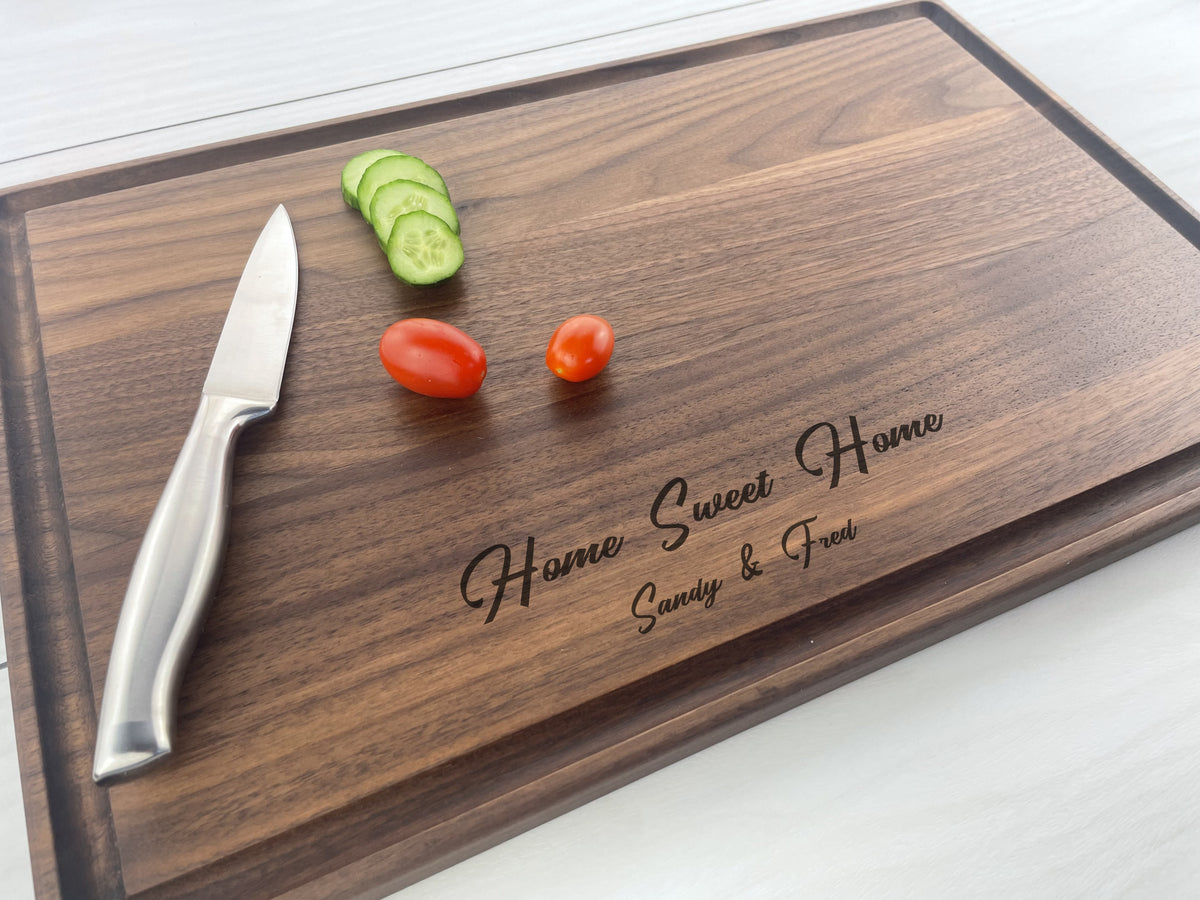 Home Sweet Home - Personalized Cutting Board - 165