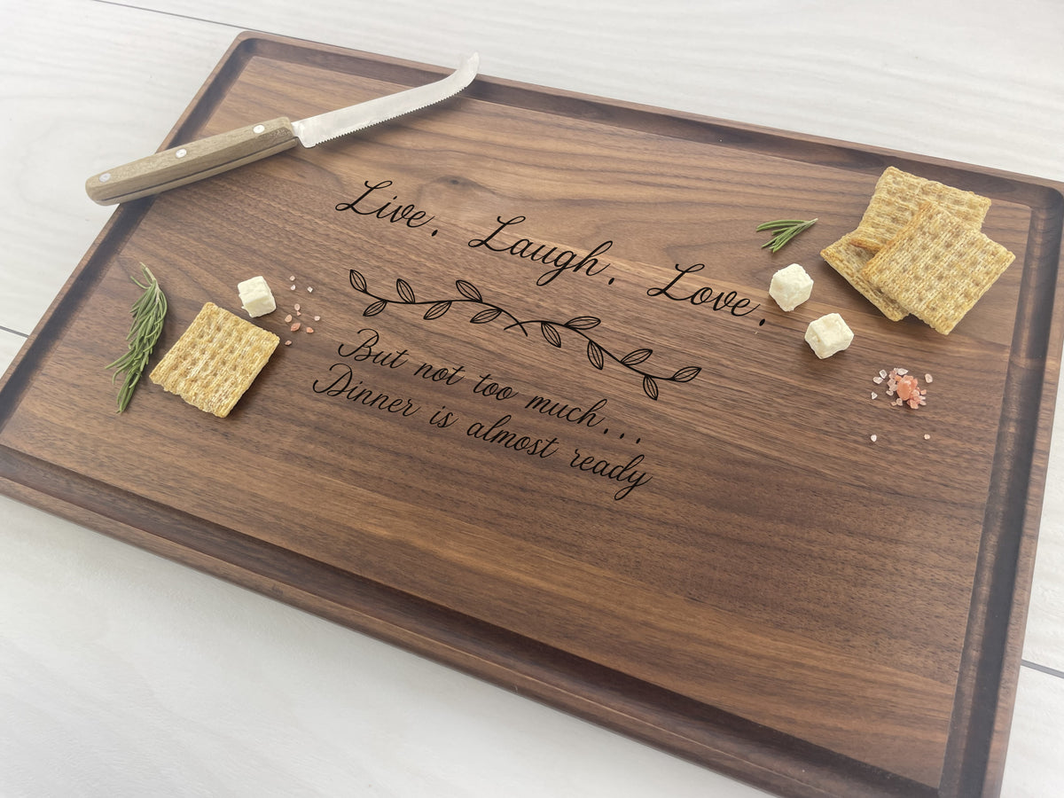 Live, Laugh, Love - Personalized Cutting Board - 175