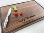 Happy Retirement - Personalized Cutting Board - 177 1