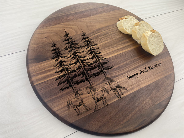 Horse Lover - Personalized Circular Board - 179
