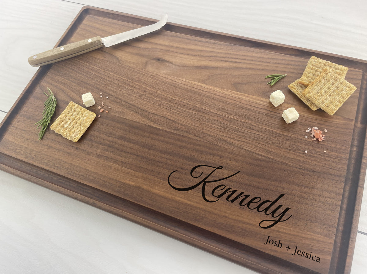 Wedding Shower Gift - Personalized Cutting Board - 187
