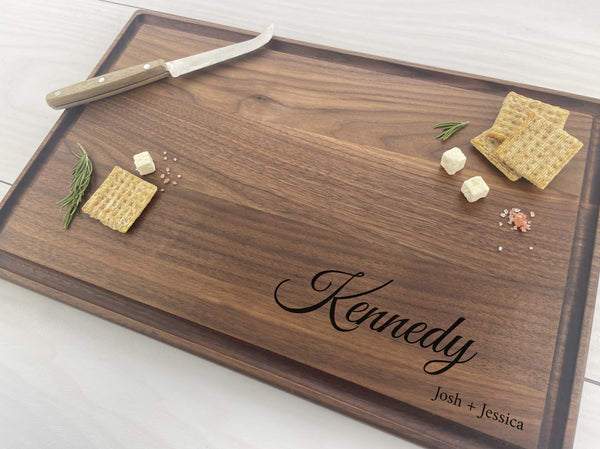 Wedding Shower Gift - Personalized Cutting Board - 187