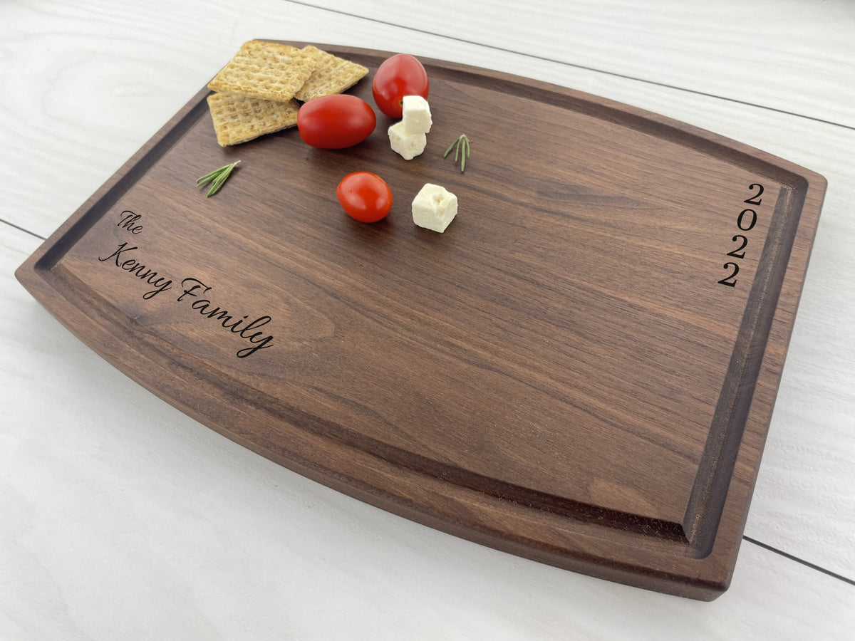Engraved Wedding Date - Personalized Cutting Board - 189