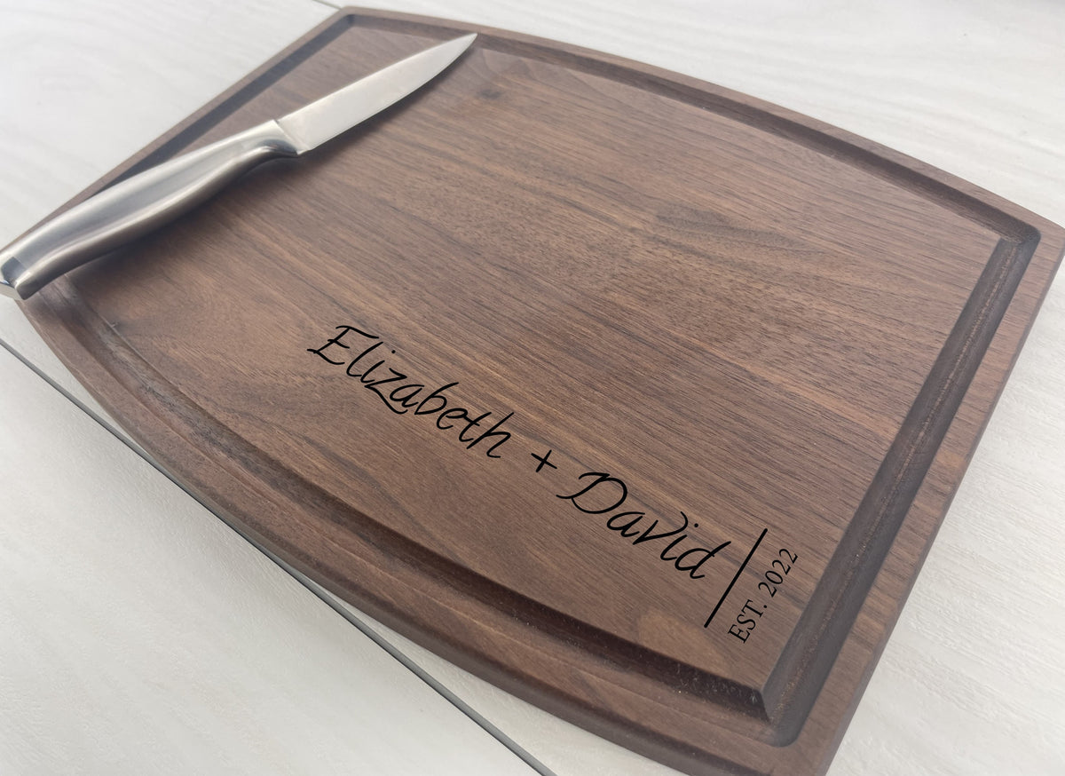 Wedding Gift - Personalized Cutting Board - 192