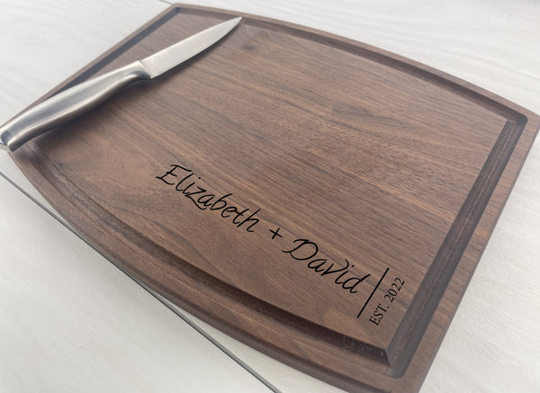 Wedding Gift - Personalized Cutting Board - 192