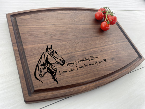 Horse Back Rider - Personalized Cutting Board - 199
