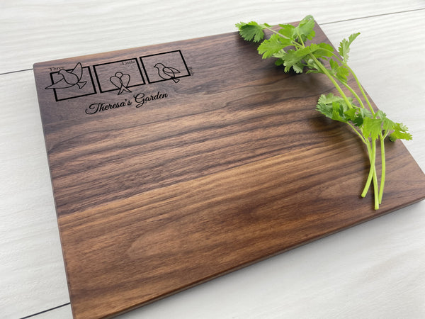Gardner Gift - Personalized Cutting Board - 200